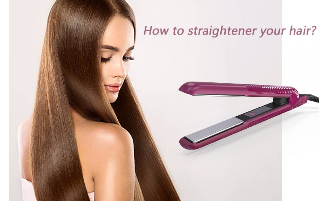 How to use electric hair iron brush and keep straightening in long time?