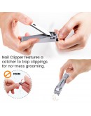 GLAMFIELDS Nail Clipper Set with Catcher