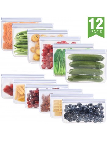 12 Pack Reusable Storage Bags