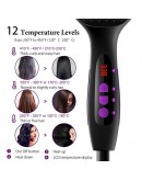 GLAMFIELDS 2.0 Irons Hair Straightening brush Black